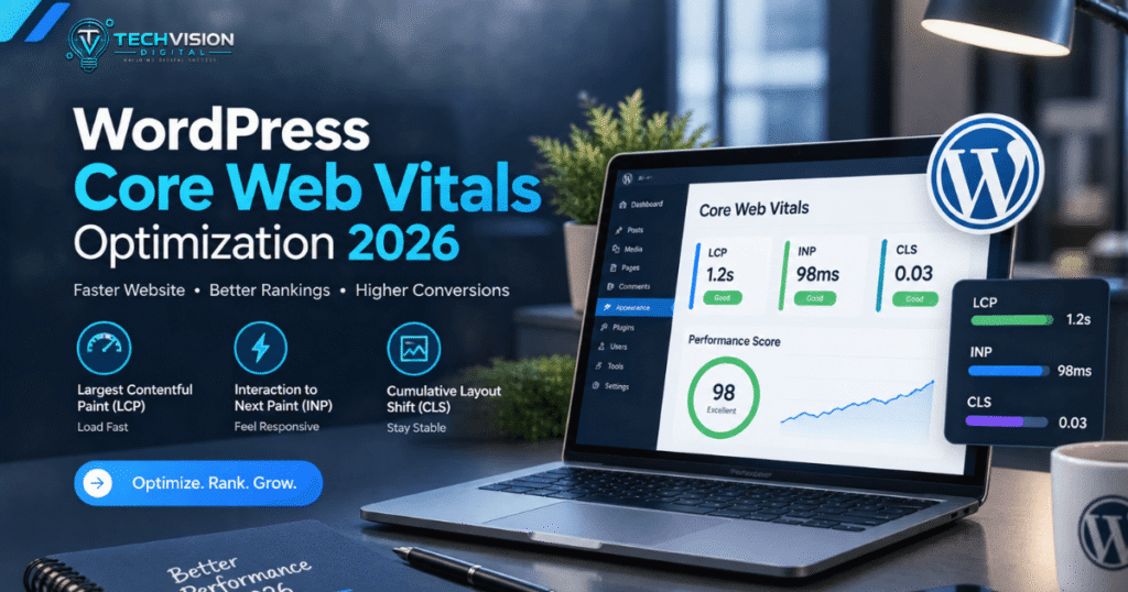 wordpress core web vitals optimization 2026